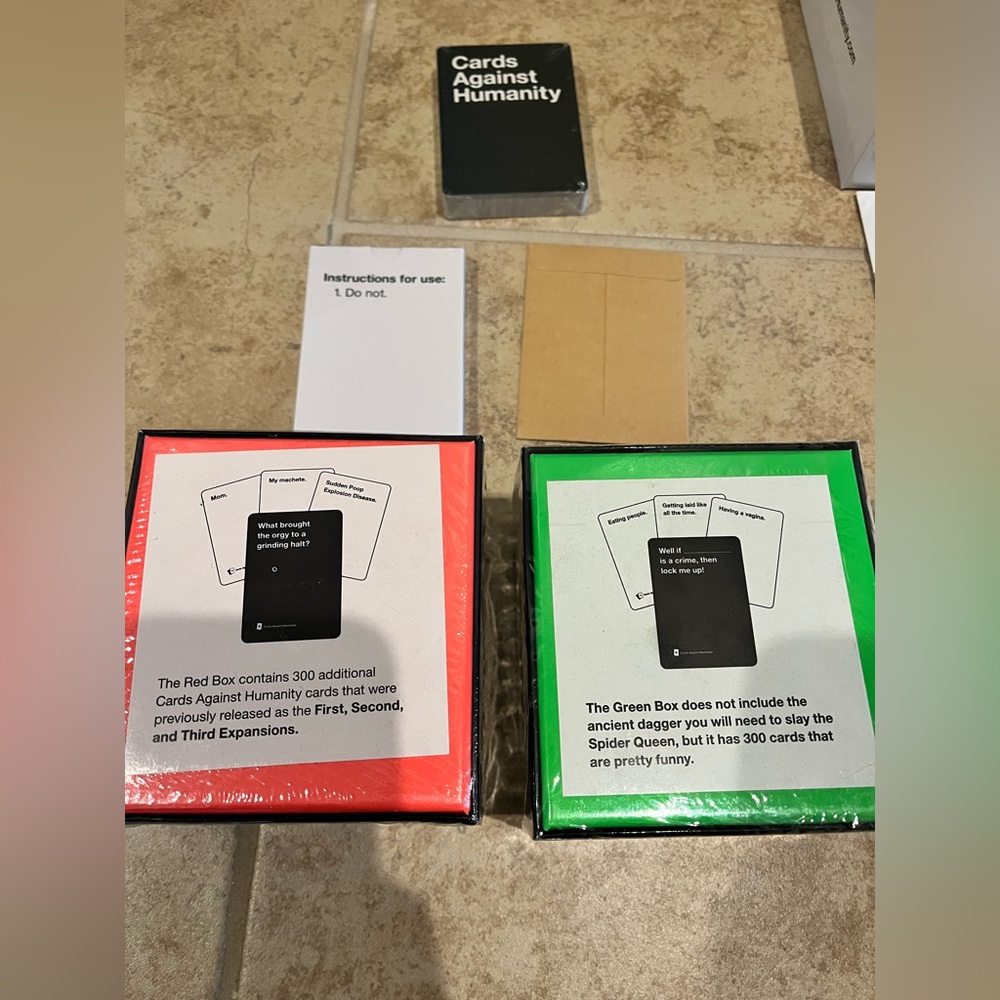 Huge Discontinued Cards Against Humanity Bigger Blacker Box Expansion Pack - Picture 7 of 9